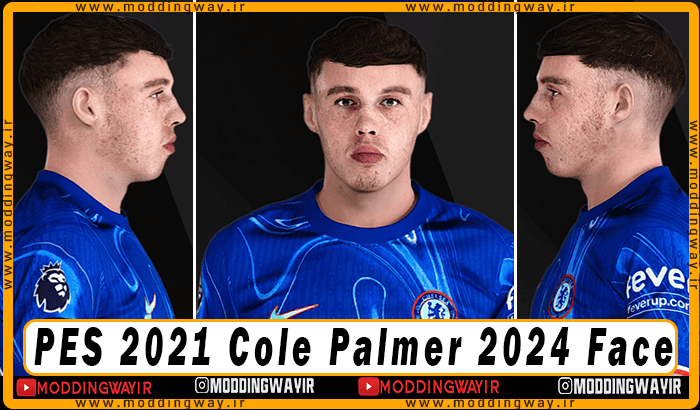 فیس Cole Palmer برای PES 2021 - آپدیت 24 بهمن 1403