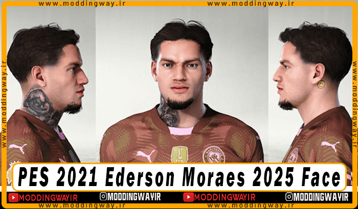 فیس Ederson Moraes برای PES 2021 - آپدیت 24 بهمن 1403