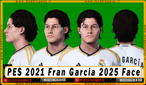 فیس Fran Garcia برای PES 2021 - آپدیت 28 بهمن 1403