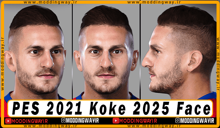 فیس Koke برای PES 2021 - آپدیت 3 اسفند 1403