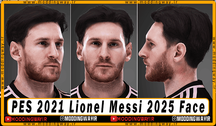 فیس Lionel Messi برای PES 2021 - آپدیت 7 اسفند 1403