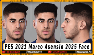 فیس Marco Asensio برای PES 2021 - آپدیت 25 بهمن 1403