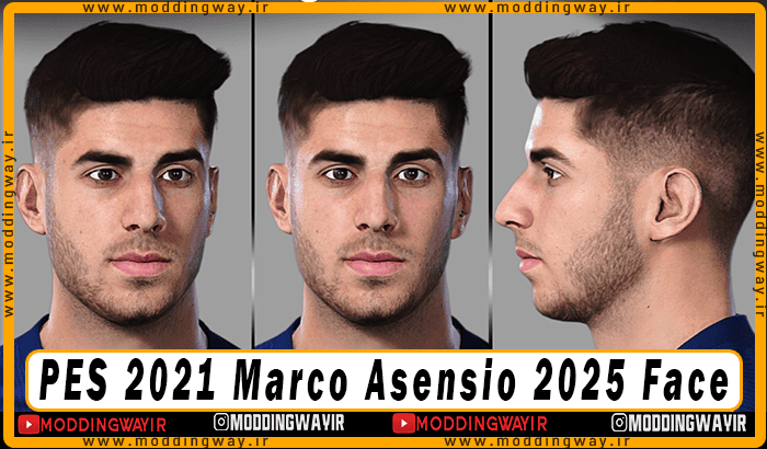 فیس Marco Asensio برای PES 2021 - آپدیت 25 بهمن 1403