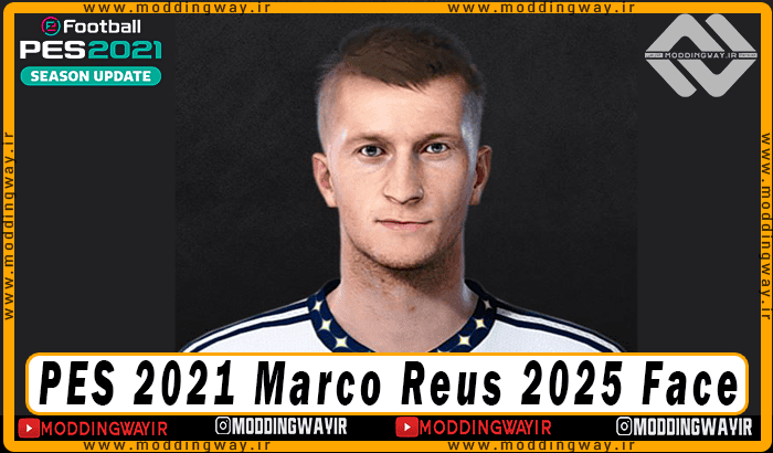 فیس Marco Reus برای PES 2021 - آپدیت 5 اسفند 1403