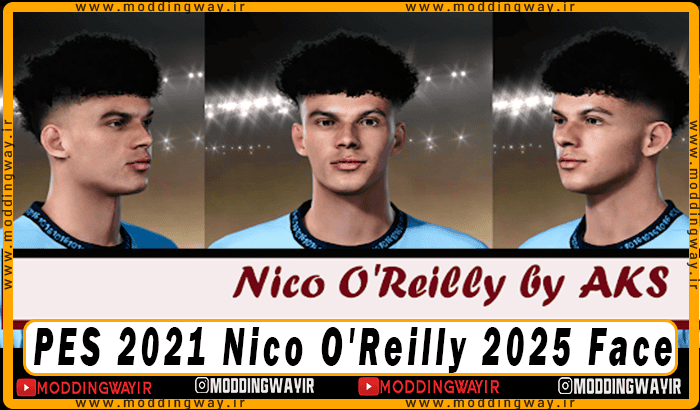 فیس Nico O'Reilly برای PES 2021