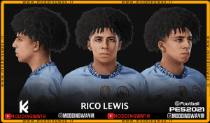 فیس Rico Lewis برای PES 2021 - آپدیت 29 بهمن 1403