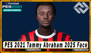 فیس Tammy Abraham برای PES 2021 - آپدیت 3 اسفند 1403