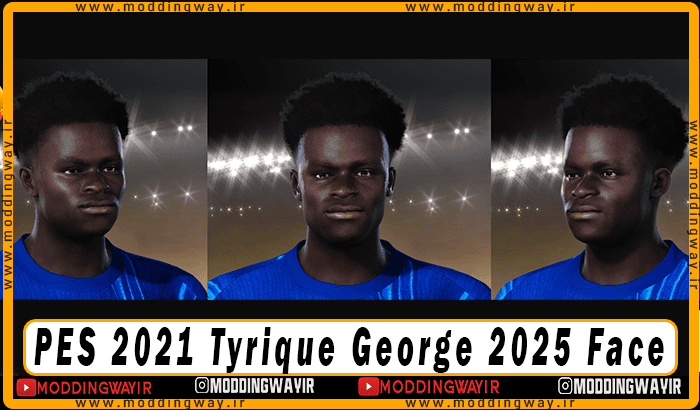 فیس Tyrique George برای PES 2021