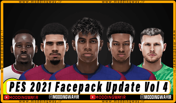 فیس پک Update Vol 4 برای PES 2021