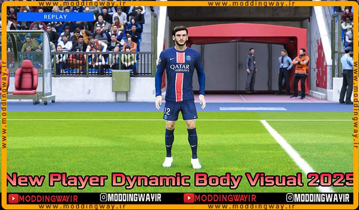 ماد مدل بدن Player Dynamic Visual 2025