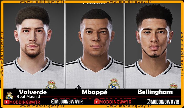 فیس پک Real Madrid 2025 v3