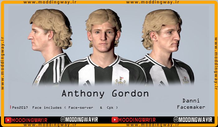 فیس Anthony Gordon