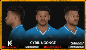 فیس Cyril Ngonge برای PES 2017 - آپدیت 4 فروردین 1404