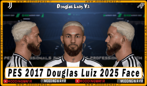 فیس Douglas Luiz برای PES 2017 - آپدیت 9 فروردین 1404