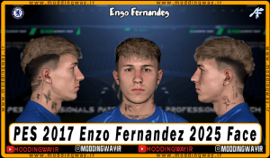 فیس Enzo Fernandez برای PES 2017 - آپدیت 8 فروردین 1404
