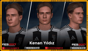 فیس Kenan Yildiz برای PES 2017 - آپدیت 3 فروردین 1404