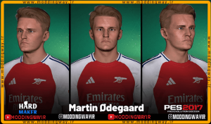 فیس Martin Odegaard برای PES 2017 - آپدیت 4 فروردین 1404