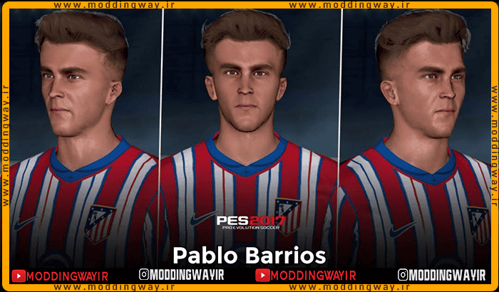 فیس Pablo Barrios برای PES 2017