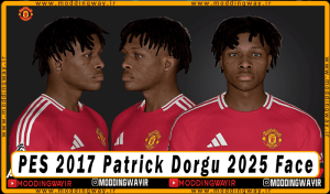 فیس Patrick Dorgu برای PES 2017 - آپدیت 9 فروردین 1404