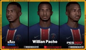 فیس William Pacho برای PES 2017