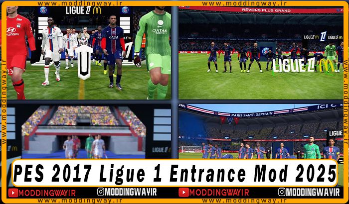 ماد گرافیکی Ligue 1 Entrance 2025