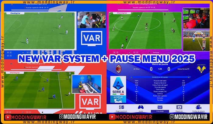 ماد گرافیکی VAR SYSTEM PAUSE MENU 2025