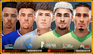 فیس پک FL25 Facepack Update v87 برای PES 2021