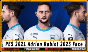 فیس Adrien Rabiot برای PES 2021 - آپدیت 5 فروردین ماه 1404