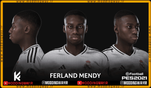 فیس Ferland Mendy برای PES 2021 - آپدیت 22 اسفند 1403