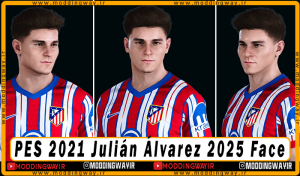 فیس Julián Álvarez برای PES 2021 - آپدیت 20 اسفند 1403