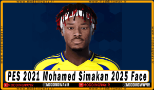 فیس Mohamed Simakan برای PES 2021 - آپدیت 27 اسفند 1403