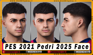 فیس Pedri برای PES 2021 - آپدیت 17 اسفند 1403