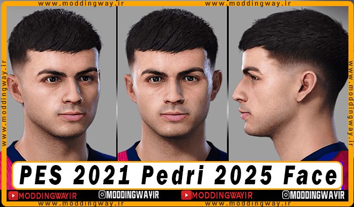 فیس Pedri برای PES 2021 - آپدیت 17 اسفند 1403
