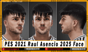 فیس Raul Asencio برای PES 2021 - آپدیت 17 اسفند 1403