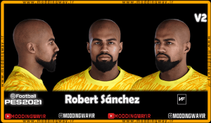 فیس Robert Sanchez برای PES 2021 - آپدیت 24 اسفند 1403