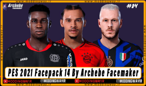 فیس پک Facepack 14 برای PES 2021