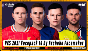 فیس پک Facepack 16 برای PES 2021