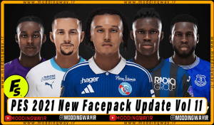 فیس پک Update Vol 11 برای PES 2021