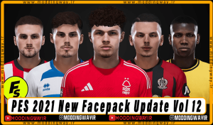 فیس پک Update Vol 12 برای PES 2021