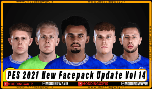 فیس پک Update Vol 14 برای PES 2021