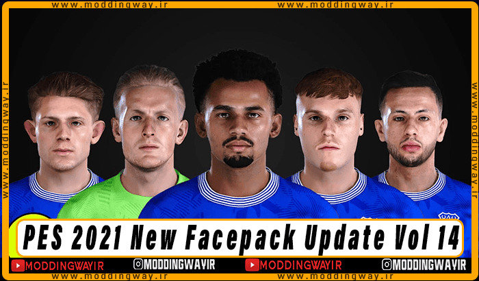 فیس پک Update Vol 14 برای PES 2021