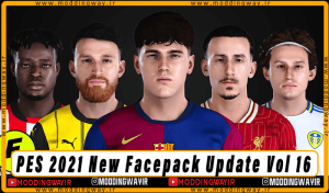 فیس پک Update Vol 16 برای PES 2021