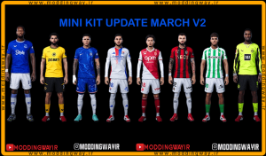 کیت پک Update 2025 v2 برای PES 2021