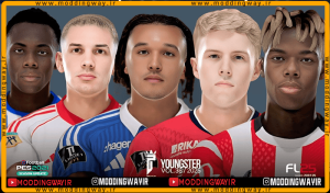 فیس پک Youngster 2024 v36 برای PES 2021