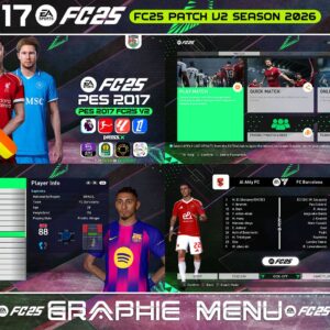 پچ Next Season Patch 2026 FC25 V2 برای PES 2017 | مودینگ وی
