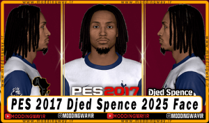 فیس Djed Spence برای PES 2017 - آپدیت 12 فروردین 1404
