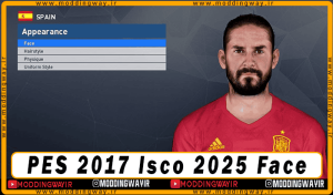 فیس Isco برای PES 2017 - آپدیت 26 فروردین 1404