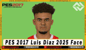 فیس Luis Diaz برای PES 2017 - آپدیت 21 فروردین 1404