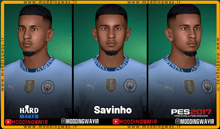 فیس Savinho برای PES 2017 - آپدیت 12 فروردین 1404