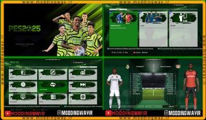 ماد گرافیکی Dark Green Style 2025